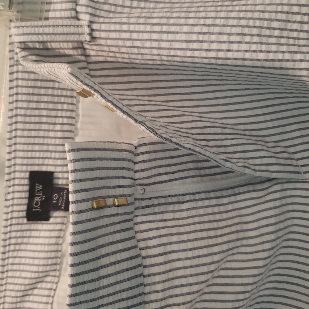 J Crew NWT seersucker Shorts - Picture 4 of 5